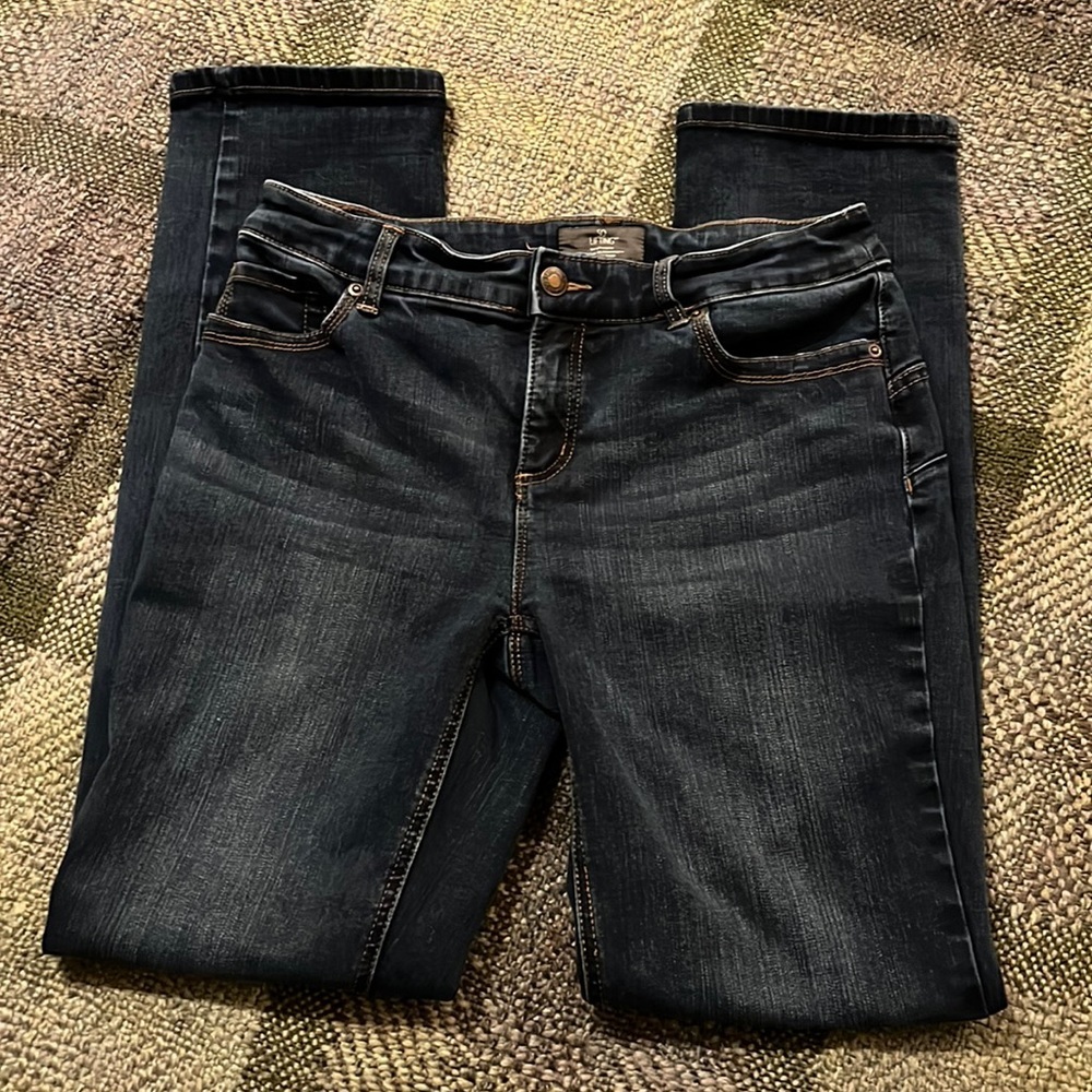Chico's Dark Indigo Straight Leg Jeans